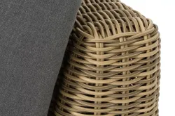 "Капри" модуль диванный угловой с подушками, цвет соломенный