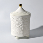 🌸 фарфоровый подсвечник со свечой Джунгли — Leoleo handmade — 8 марта у Феи