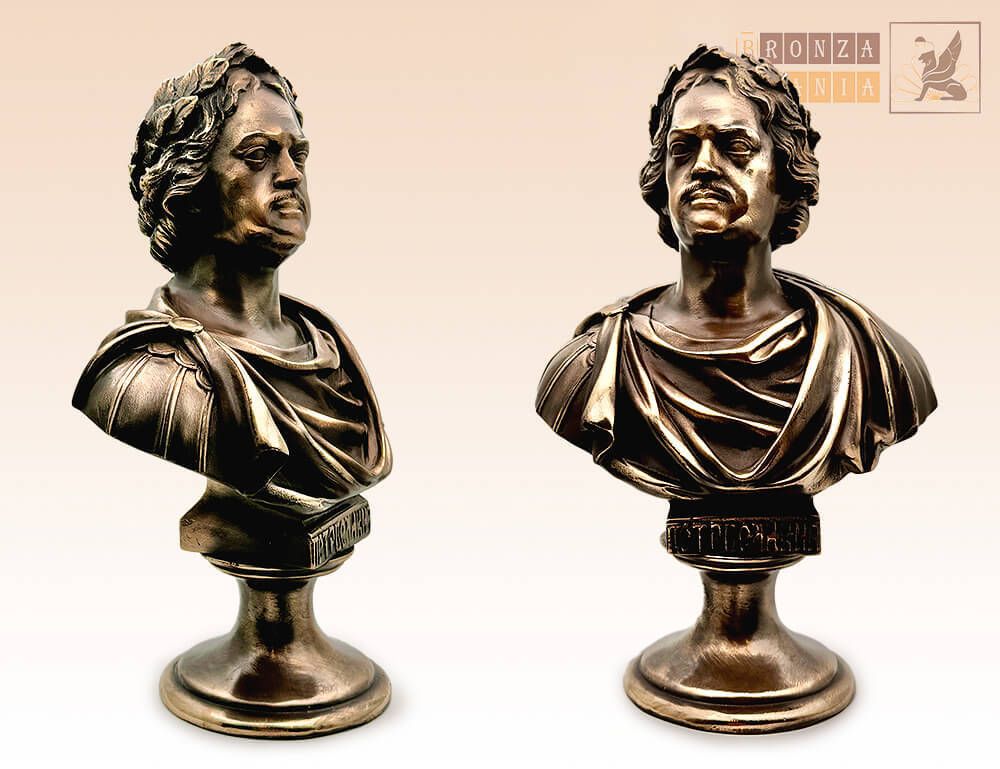 статуэтка бюст Петр 1