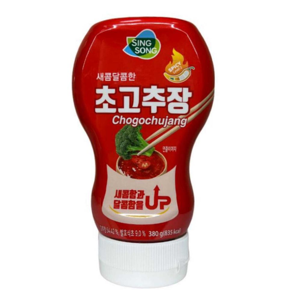 Соевая паста Кочуджянг Sing Song Chogochujang Spicy 380 г, 2 шт