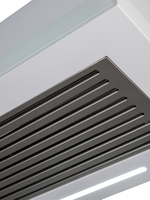 Вытяжка кухонная MACBI Perfa-60G-baf (WHITE) белый, D150мм, 1200м3/ч, полновстраиваемая, мотор 230Ватт, стекло 60см, сенсорное управление + управление жестами