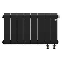 Радиатор биметаллический Royal Thermo Infinity 300 Noir Sable VR80 - 8 секц.