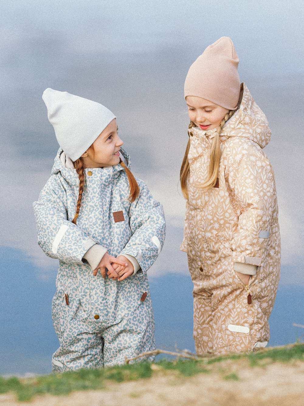 Комбинезон мембранный демисезонный Mjölk Blue Leopard, утеплитель 150гр/м2