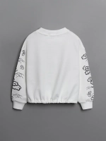 Свитшот для девочки с завязками