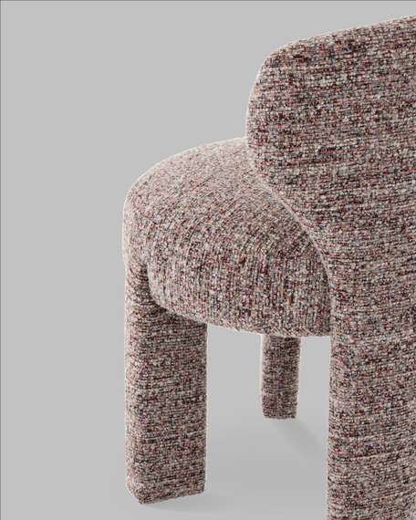 Стул 1682, бордовый меланж