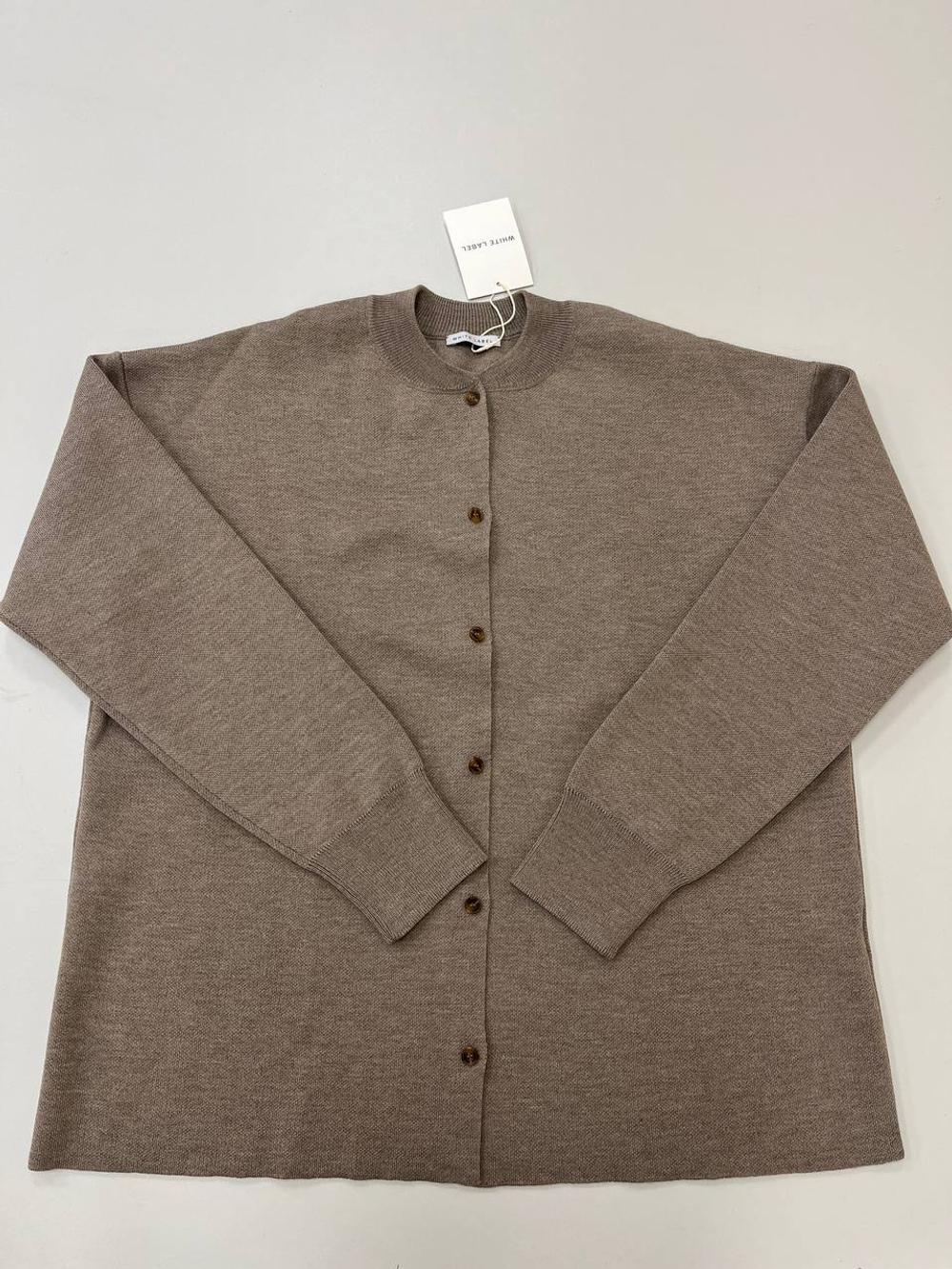 Тестовый образец. Другие параметры. Цвет не из партии. Бомбер Serena из extra fine мериноса 100%. Цвет мокко. №14