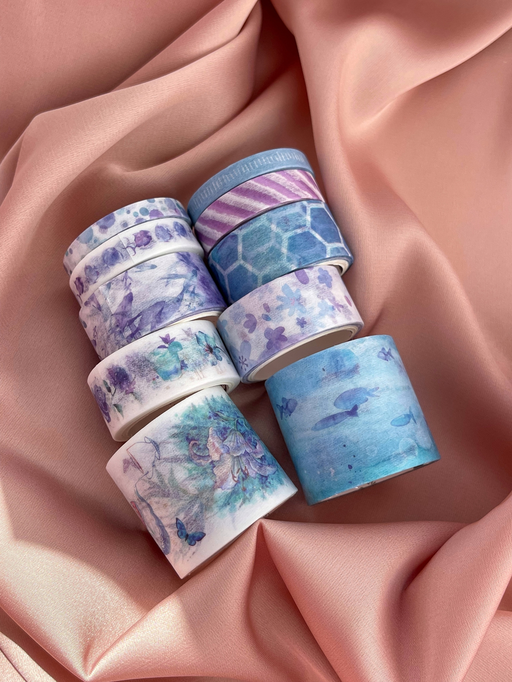 Набор скотчей голубой