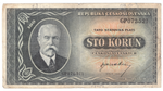 Чехословакия. 100 крон 1945