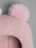 Шапка шлем детская зимняя вязаная