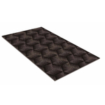 Коврик влаговпитывающий "Фокус" 50*100 см мокко, ворс 5мм