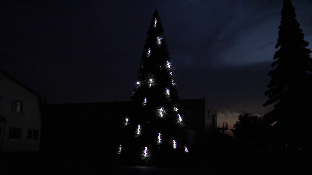 Уличная гирлянда "Тающие сосульки-Мишура" GT (24В) на елку от 4 до 30 м