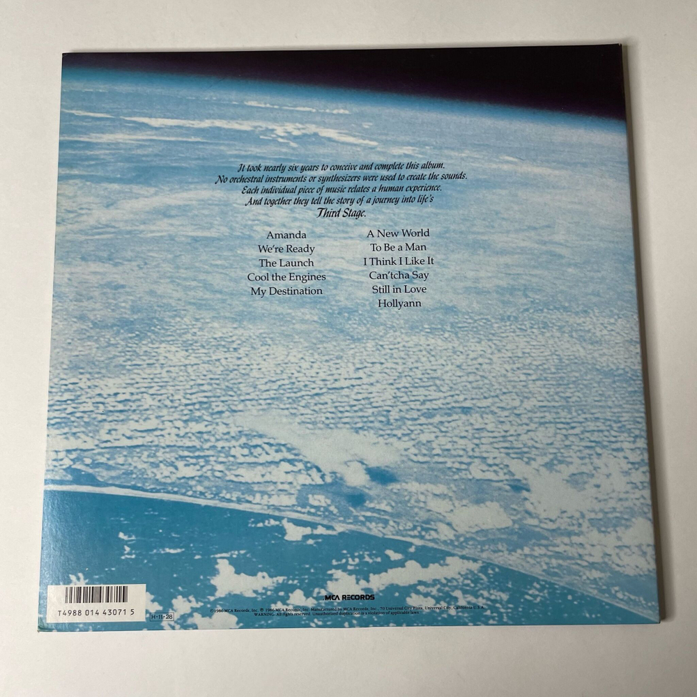 Винтажная виниловая пластинка LP Boston Third Stage (Japan 1986) (Obi) My Destination