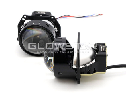 Билед модули Aozoom МИНИ-Q1 2024 3.0 дюйма, 2 чипа, 5500K, 12V, 53W/62W, крепление 3R (комплект, 2шт)