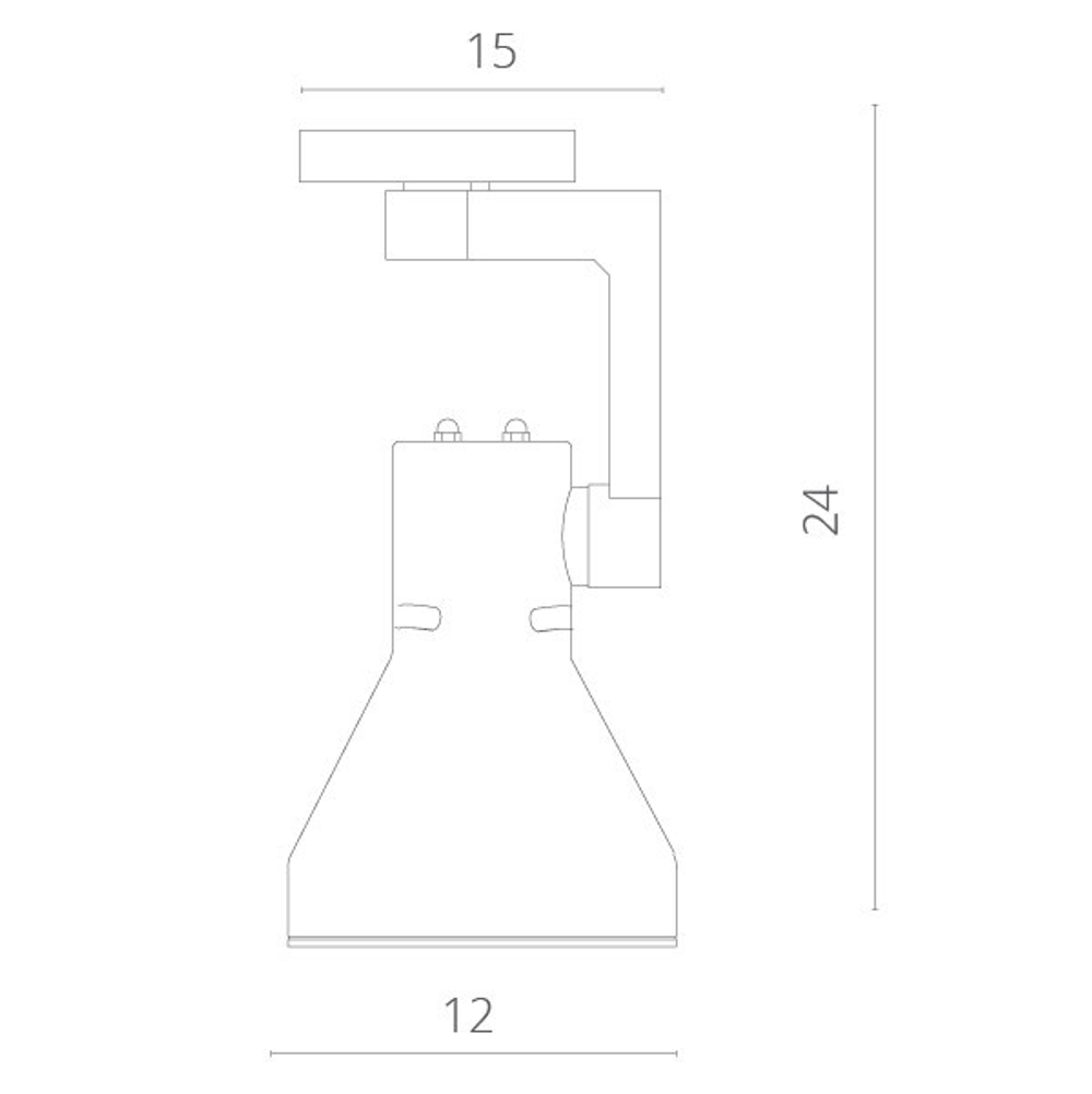 Трековый светильник Arte Lamp A5108PL-1WH