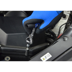 KING TONY (2752-45G) Трещотка 1/4", 114 мм, 72 зубца, дисковый механизм, поворотная голова с кнопкой