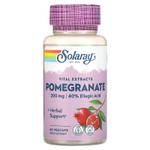 Solaray, Vital Extracts, гранат, 60 растительных капсул