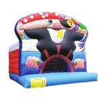 Коммерческий надувной батут "Пират" с крышей