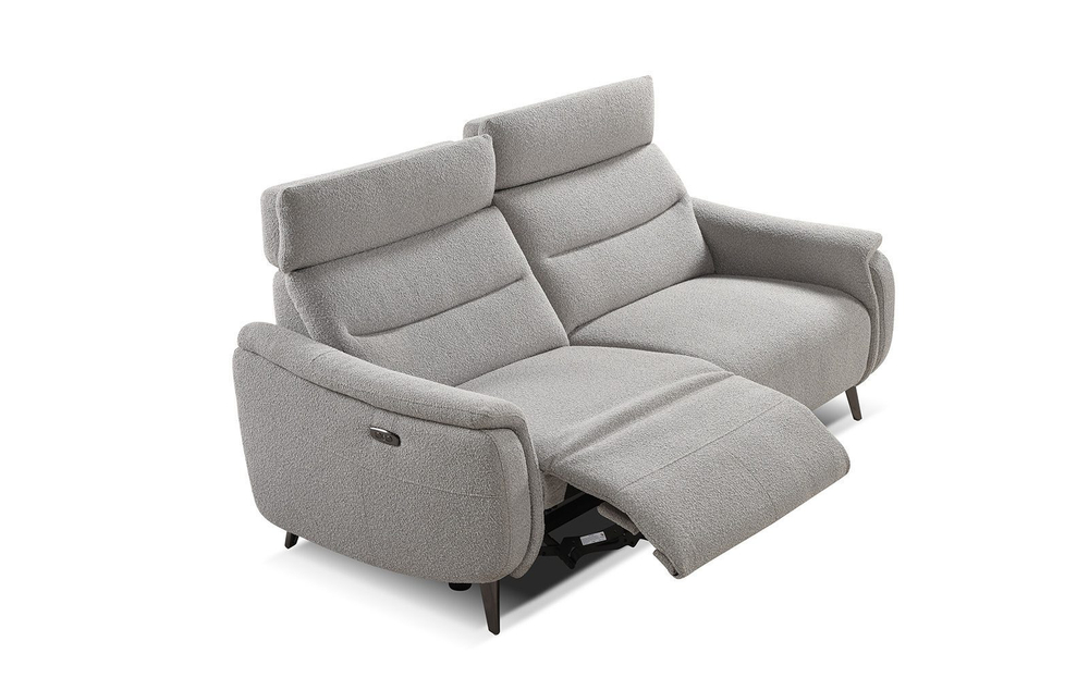 Диван-реклайнер Cheretto (3-х местный) серый