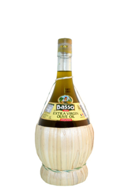 Оливковое масло BASSO Extra Virgin non filtrato премиального сорта Coratina, 1л, Италия