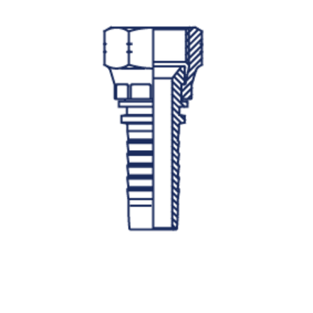 Фитинг DN 10 DKI (Г) 20x1.5 (накидная гайка)