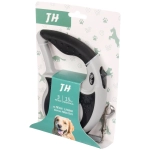 Поводок-рулетка для малых и средних пород «МОЙ БРО», прорезиненная ручка, АВС пластик, антикоразийный карабин, цвет чёрный, 3м, нагрузка до 15кг