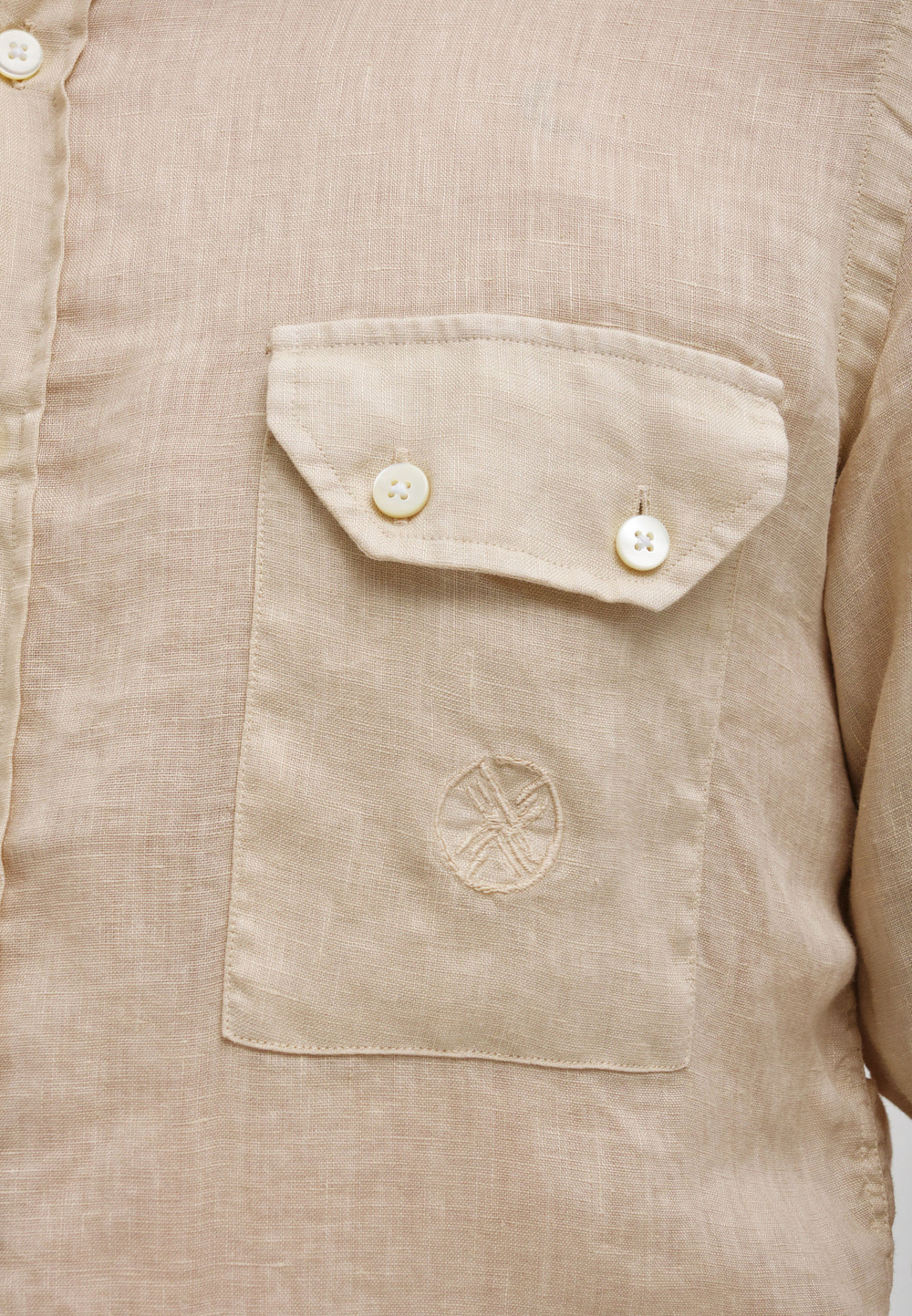 Рубашка мужская Лен BEIGE