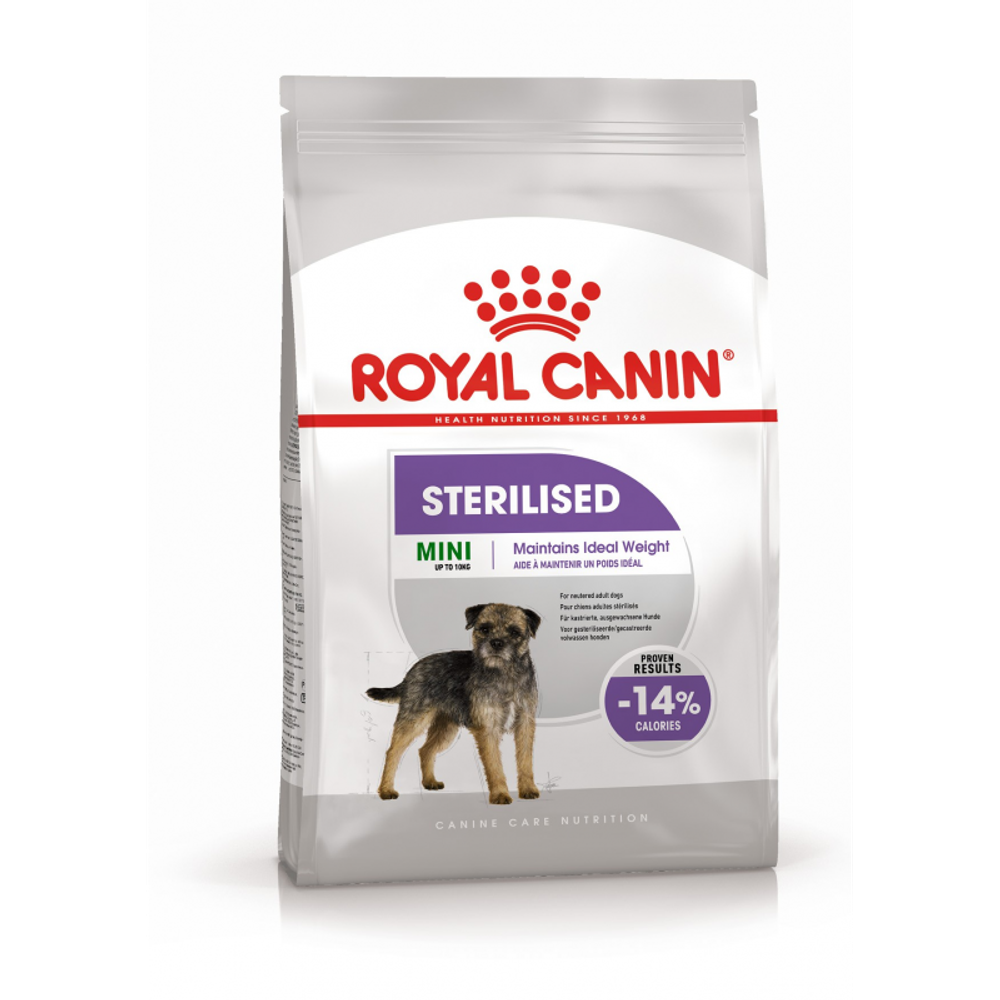 Royal Canin Mini Sterilised Корм сухой для взрослых стерилизованных собак мелких размеров 3кг