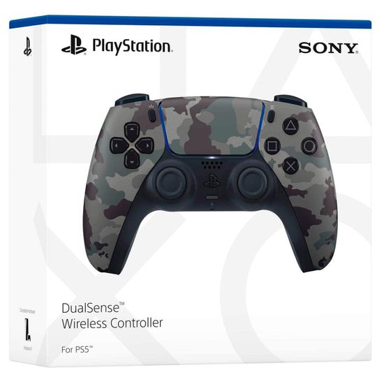 Беспроводной геймпад Sony DualSense Grey Camo (серый камуфляж)