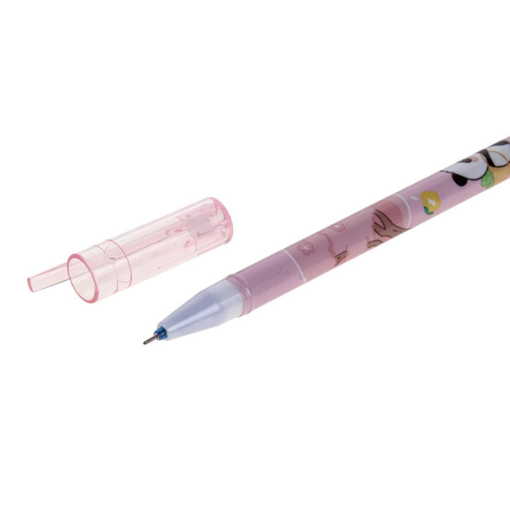 Ручка пиши-стирай "Панда", 0,38мм, синяя, 5 видов микс