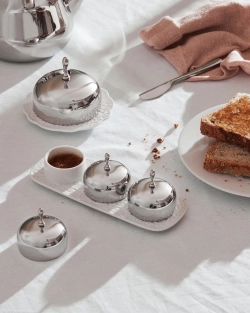 Alessi Масленка с соусом 12см.
