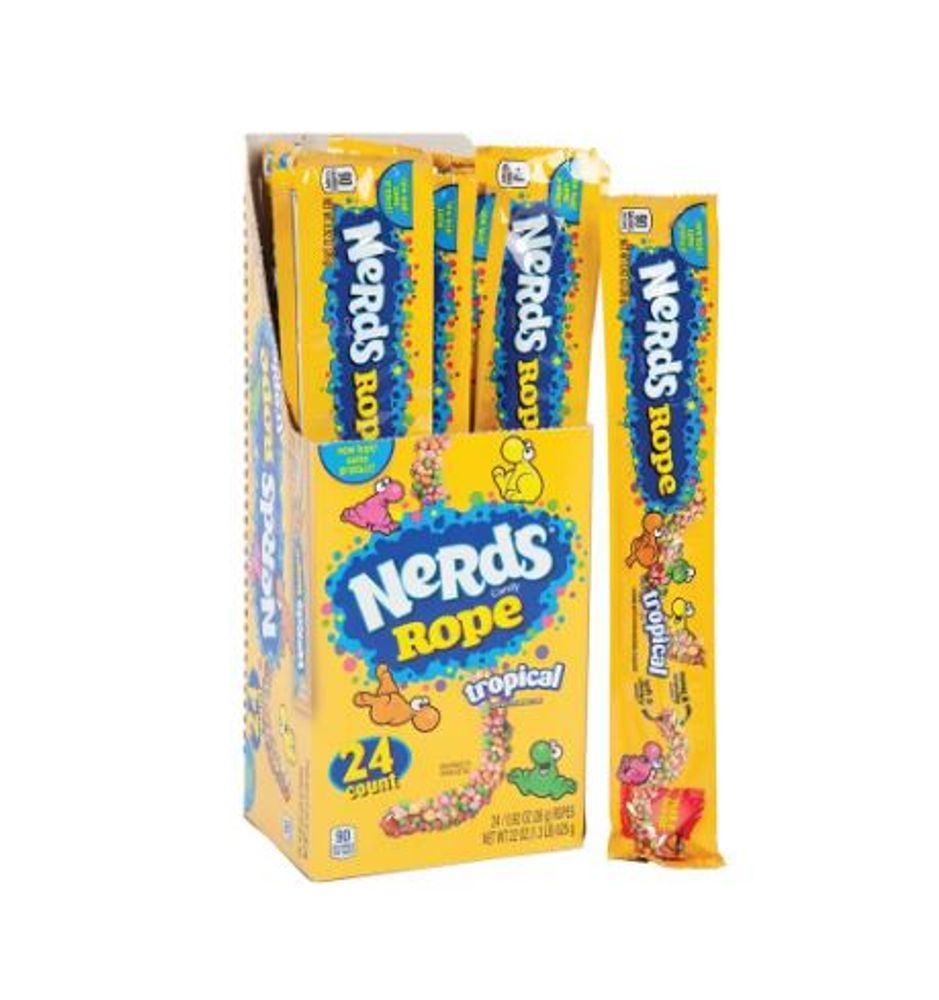Конфеты Nerds Rope Tropical 26гр