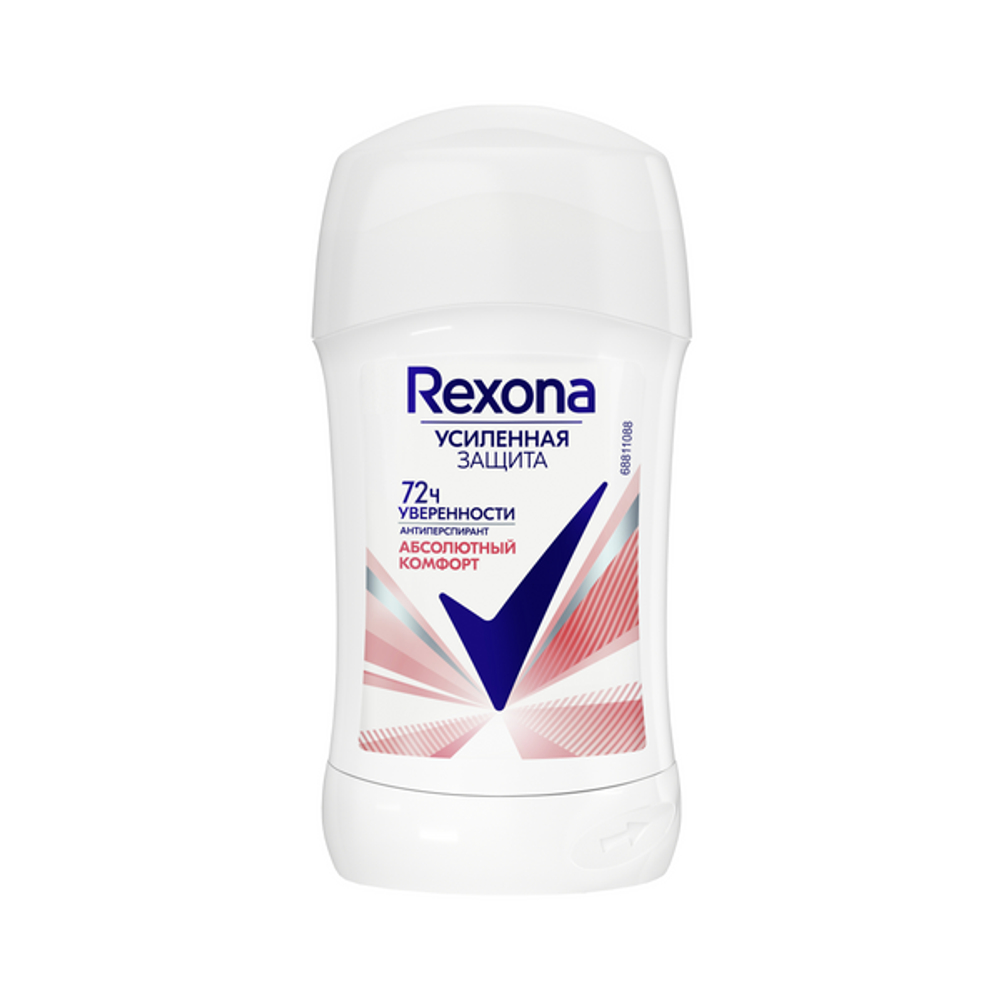 Rexona дез. Стик Жен. Абсолютный комфорт (розовый ) 40 мл. 6*12