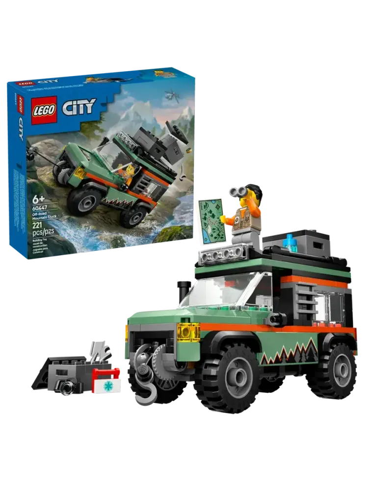 Конструктор LEGO Сity 60447 Внедорожный горный грузовик 4x4