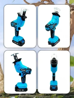 Makita Аккумуляторная электрическая сабельная пила (+4 лезвия для разных видов материалов)