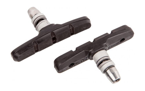 Колодки тормозные Shimano M70T3, для V-br, 70мм, резьбовые, с шайбами и гайками, комплект -2шт., черные