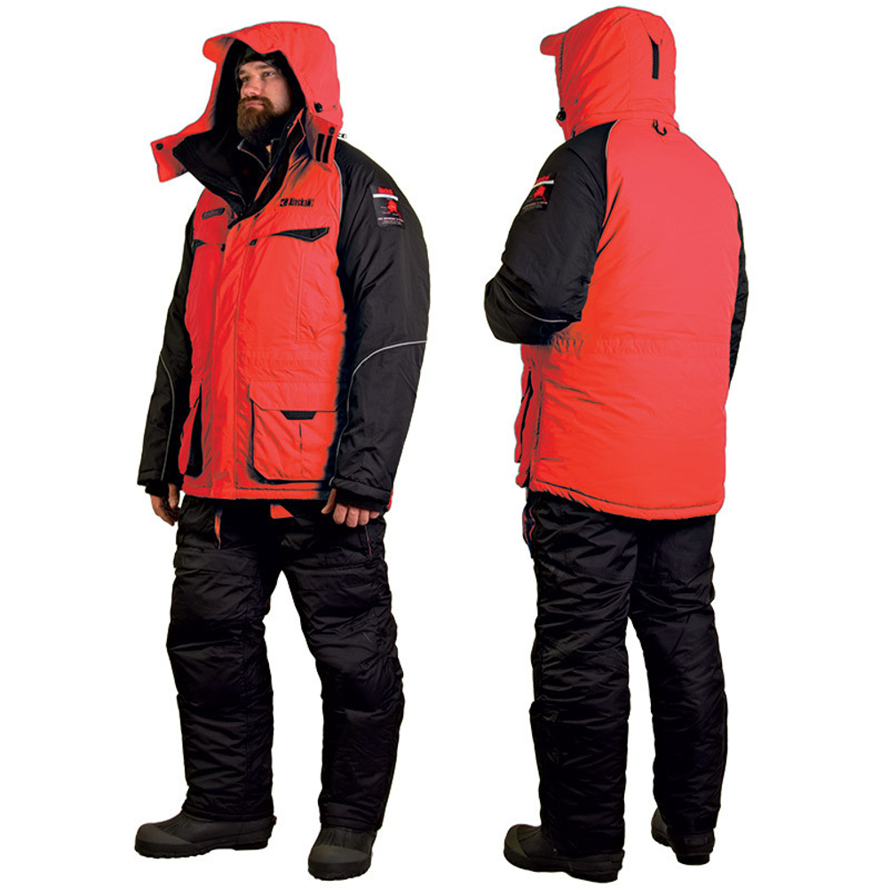 Костюм зимний Alaskan NewPolarM , цвет красный/черный, размер S