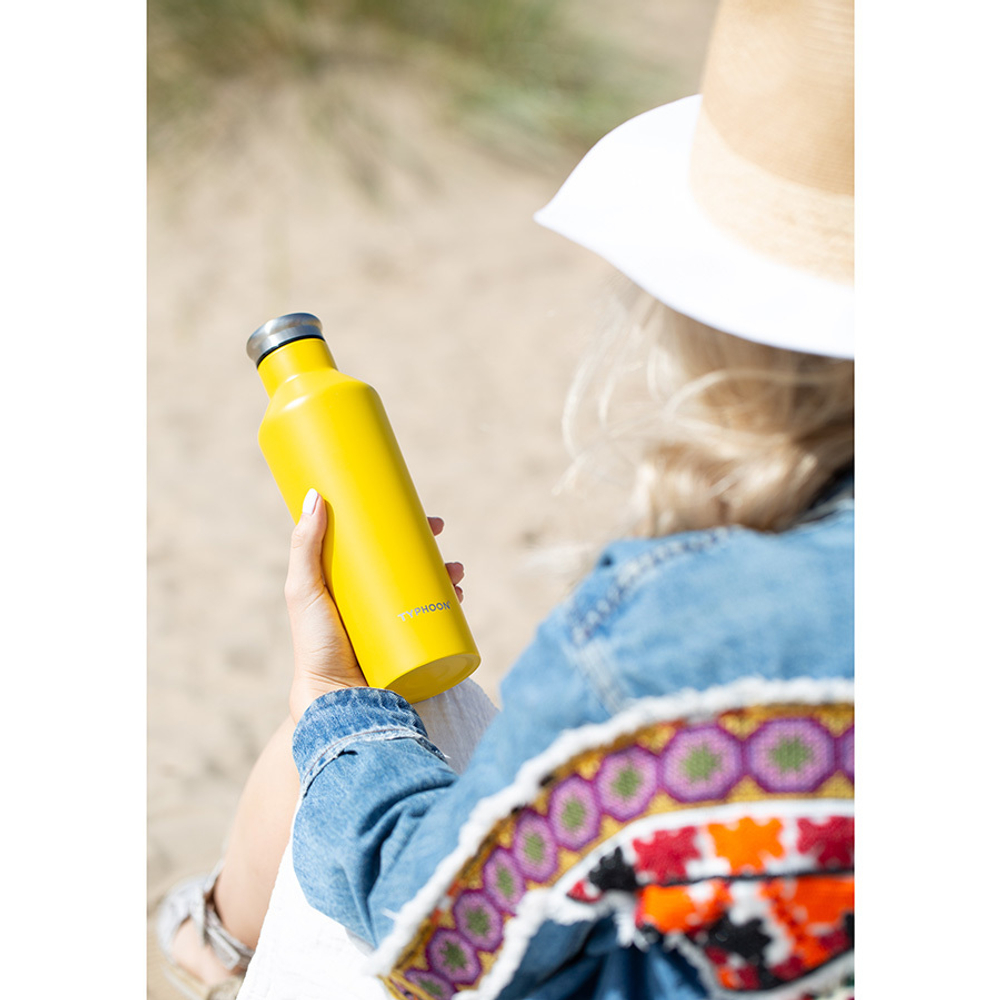 Бутылка 800мл TYPHOON Pure желтая