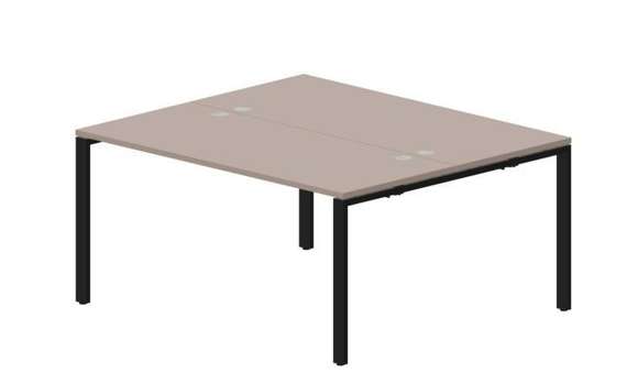 Составной стол Strike на 2 рабочих места 1580х1366х750мм (4 громмета)