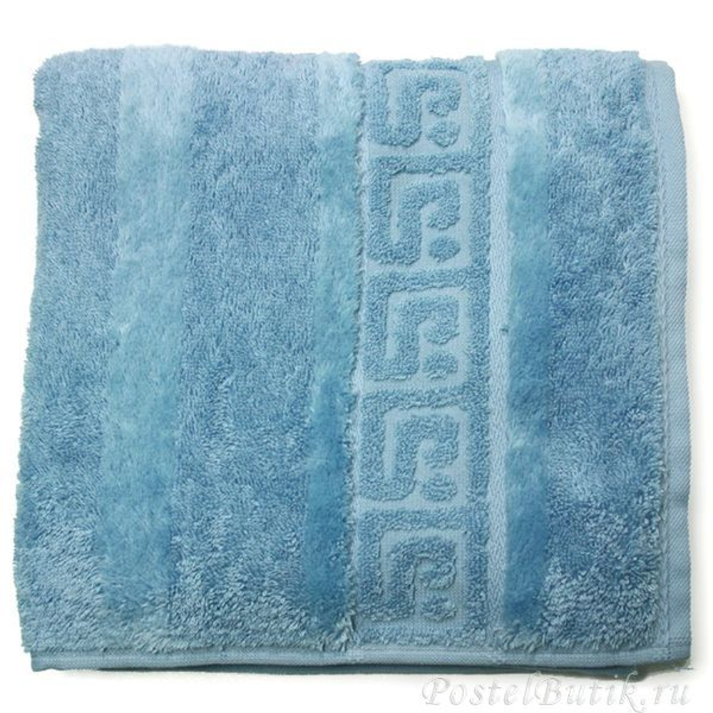 Махровое полотенце Noblesse 1001 голубое от Cawo Германия