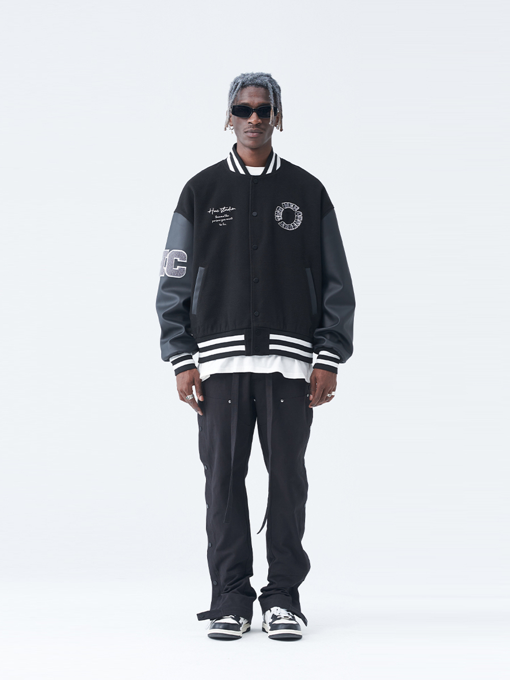 [FROM MOSCOW] Бомбер HARSHandCRUEL "The New Century Back Logo" Varsity Jacket