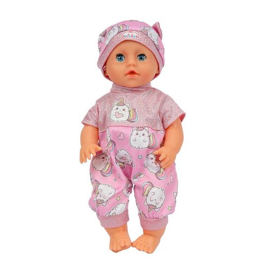 Пупс озвуч 25см, Шаинский музыка пьет, писает, закр. глазки, 4акс, 2000 слов КАРАПУЗ