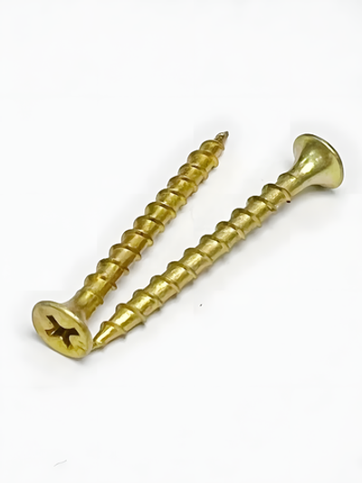 Саморезы по дереву 3.5x35 мм, желтый цинк, 1 кг.