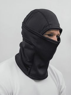 Тактическая зимняя Балаклава подшлемник Черный