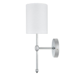 6589/1W CLASSI LN26 063 хром/белый, металл/текстиль Бра E14 1*40W 220V LATTI