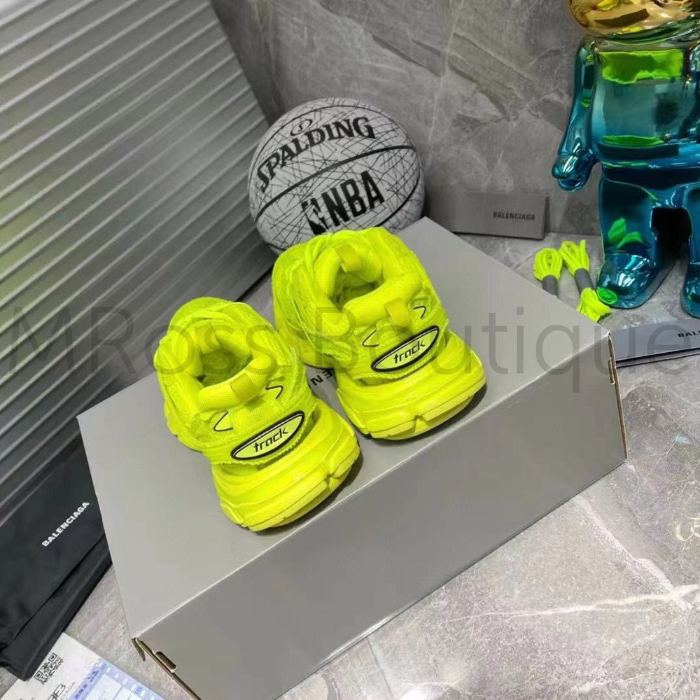 Лимоновые кроссовки Balenciaga Track Trainers Recycled Sole