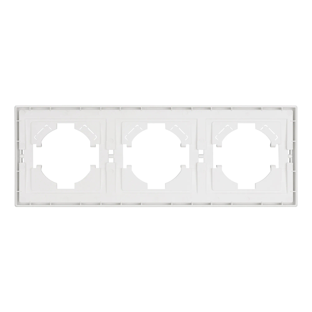 Рамка пластиковая FRM-TENDO-SFPL-3-WH (Arlight, -) 054653