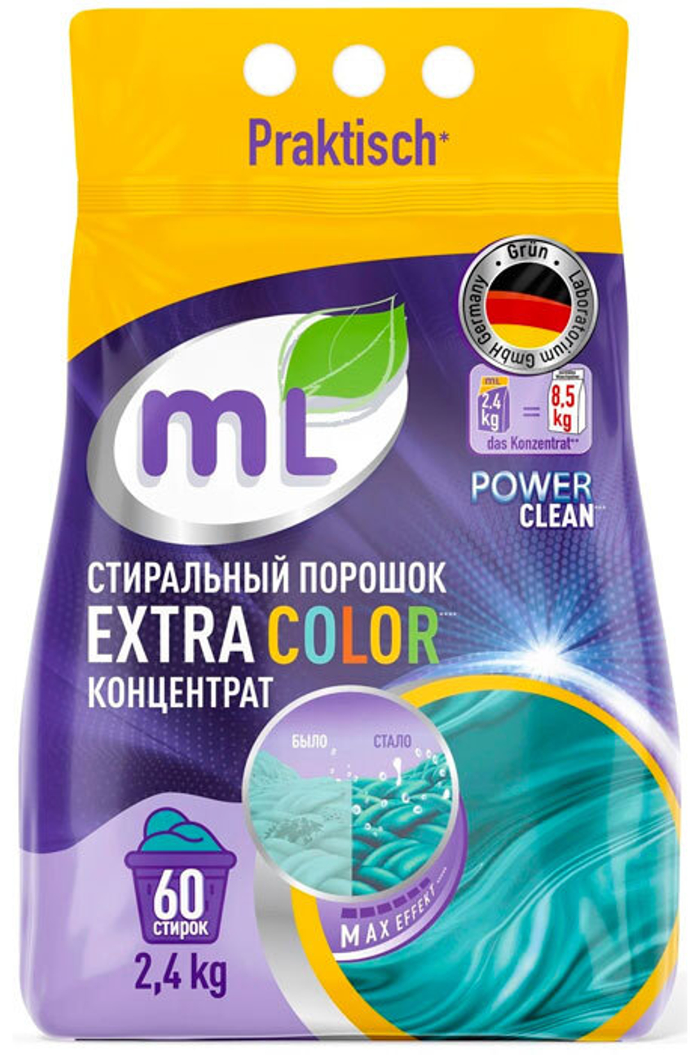Стиральный порошок ML Extra Color 2,4 кг