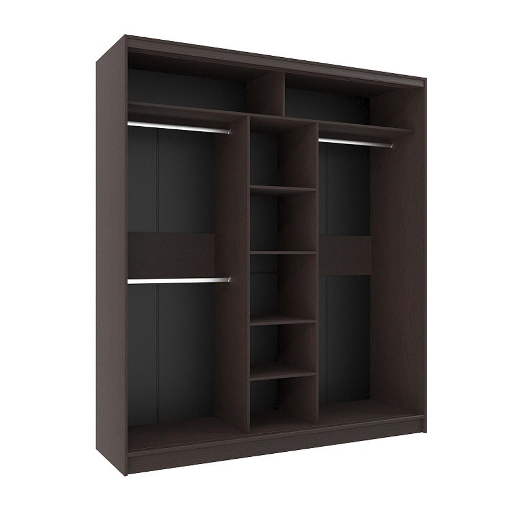 Шкаф-купе трехдверный 2000 Домашний Венге