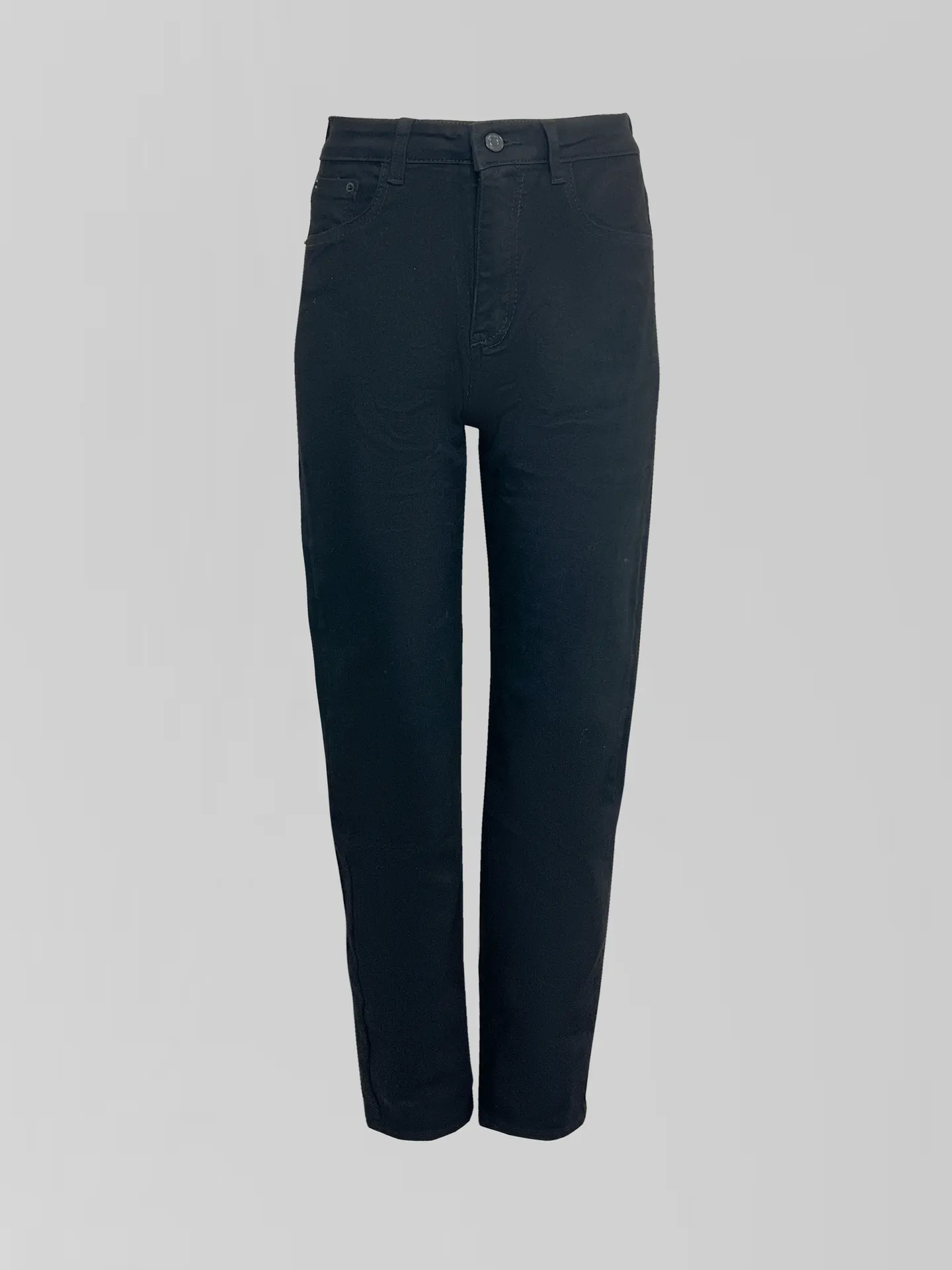 Джинсы Denim 6052 однотонные плотные со стрейчем