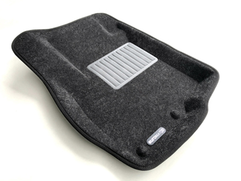 Коврики салона для PEUGEOT 4007 / MITSUBISHI Outlander XL/3 (2006-2015-)/Citroen C-Crosser Euromat 3D Business серые. Арт. EMC3D-003609G